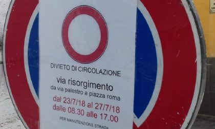 Lavori a Mariano: divieto di circolazione in via Risorgimento