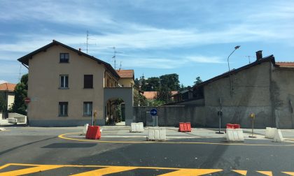 Nuova rotatoria in via Tarchini