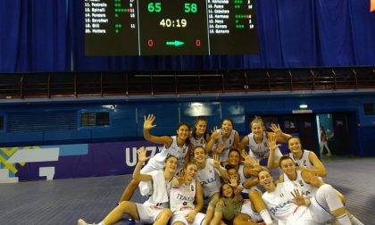 Basket femminile quinta l'Italia della lariana Frustaci