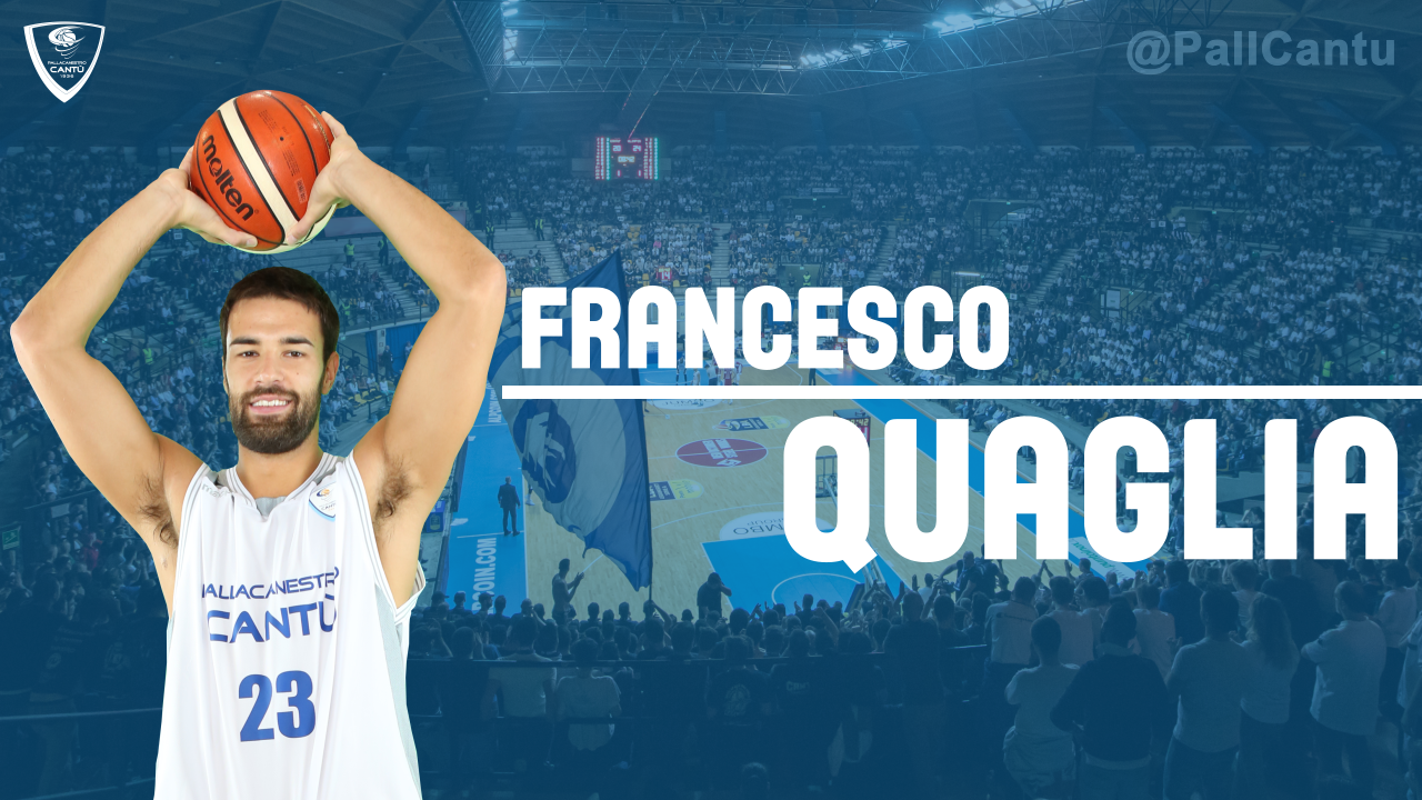Pallacanestro Cantù torna Francesco Quaglia