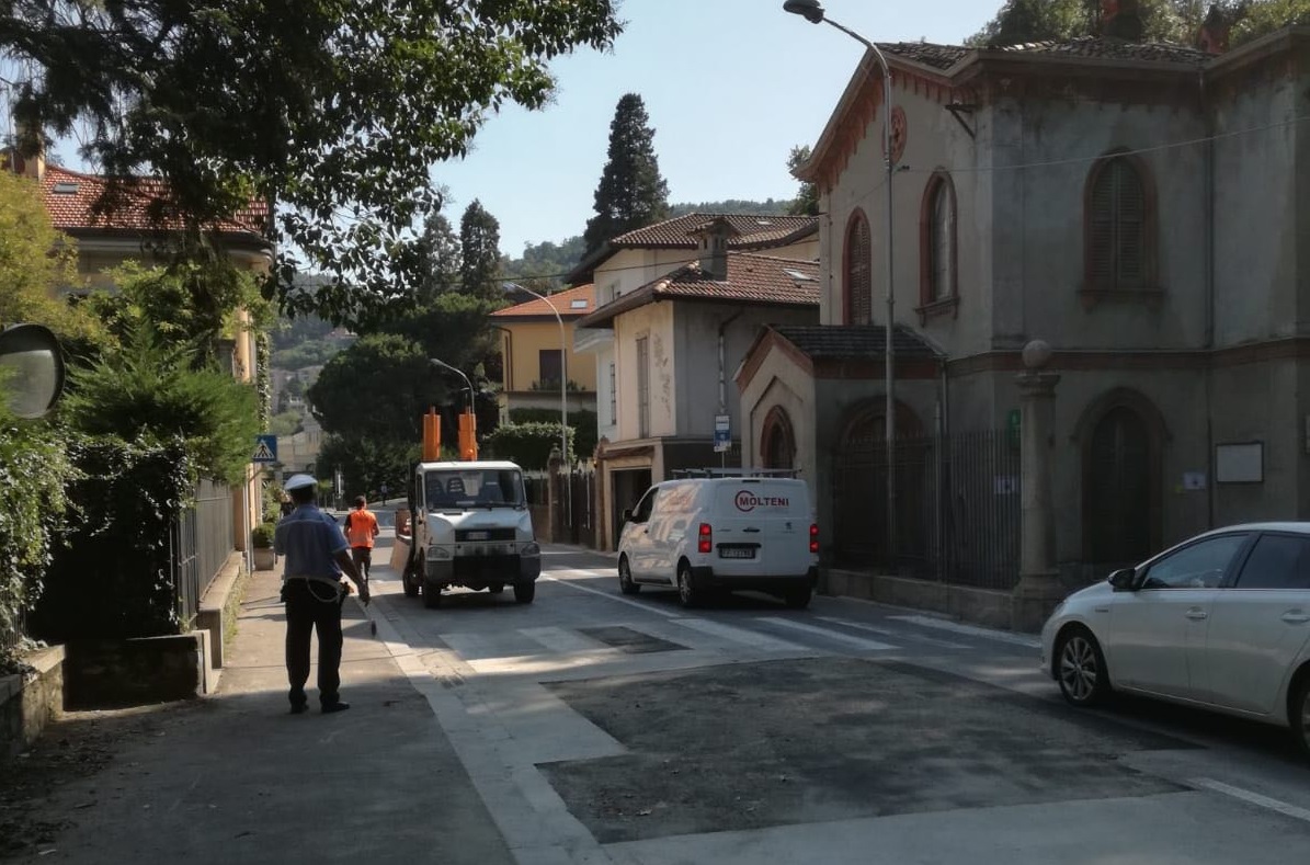 Riaperta al traffico via per Cernobbio