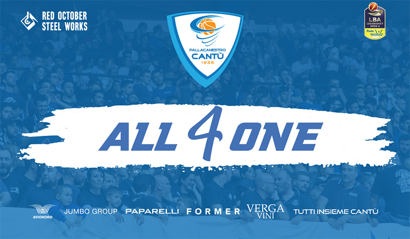 Pallacanestro Cantù via alla campagna abbonamenti: ecco tutti i prezzi
