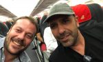 Checco Zalone selfie con l'onorevole Zoffili