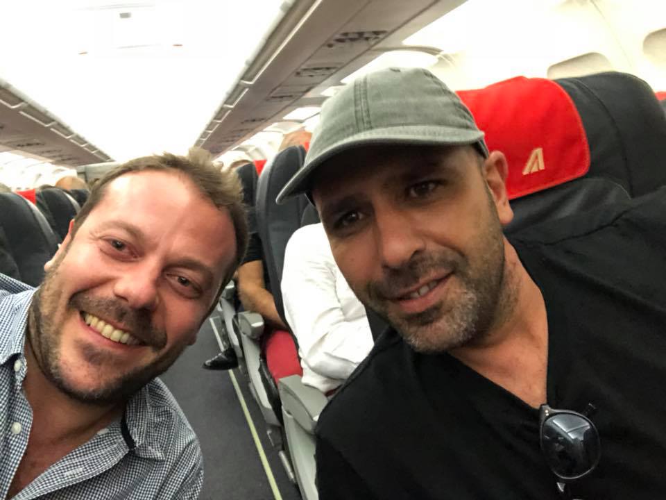 Checco Zalone selfie con l’onorevole Zoffili