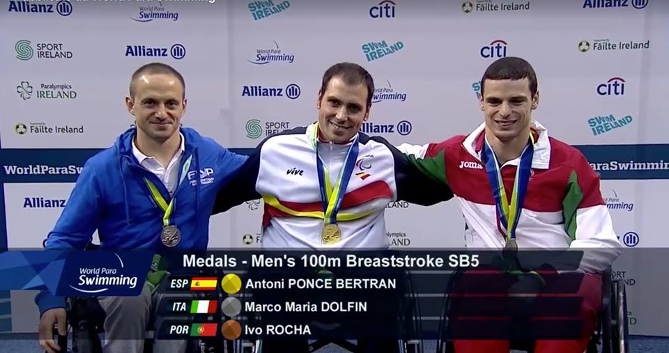 Europei paralimpici 2018: argento per Marco Dolfin della Briantea 84