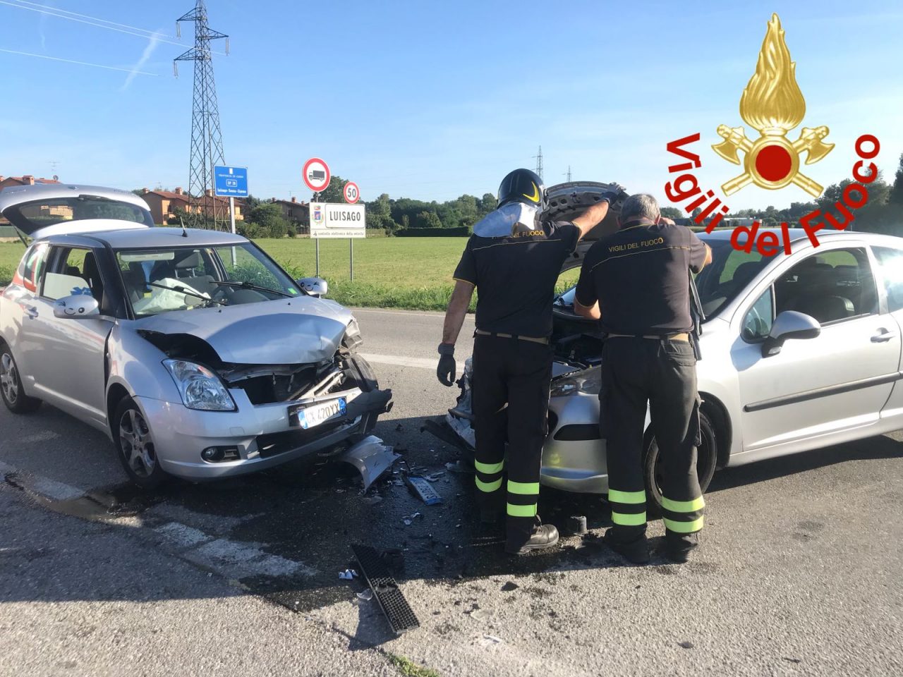 Incidente a Luisago, scontro tra due auto