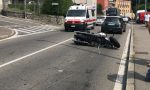 Incidente moto nel primo pomeriggio a Cantù FOTO e VIDEO