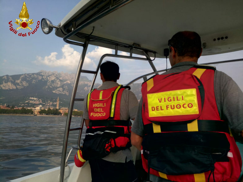 “Lario Sicuro”, una convenzione con i Vigili del Fuoco per il soccorso acquatico FOTO