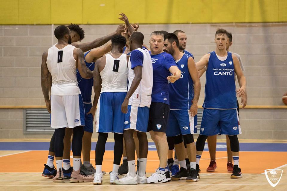 Pallacanestro Cantù cambia l’orario e l’avversaria della prima amichevole