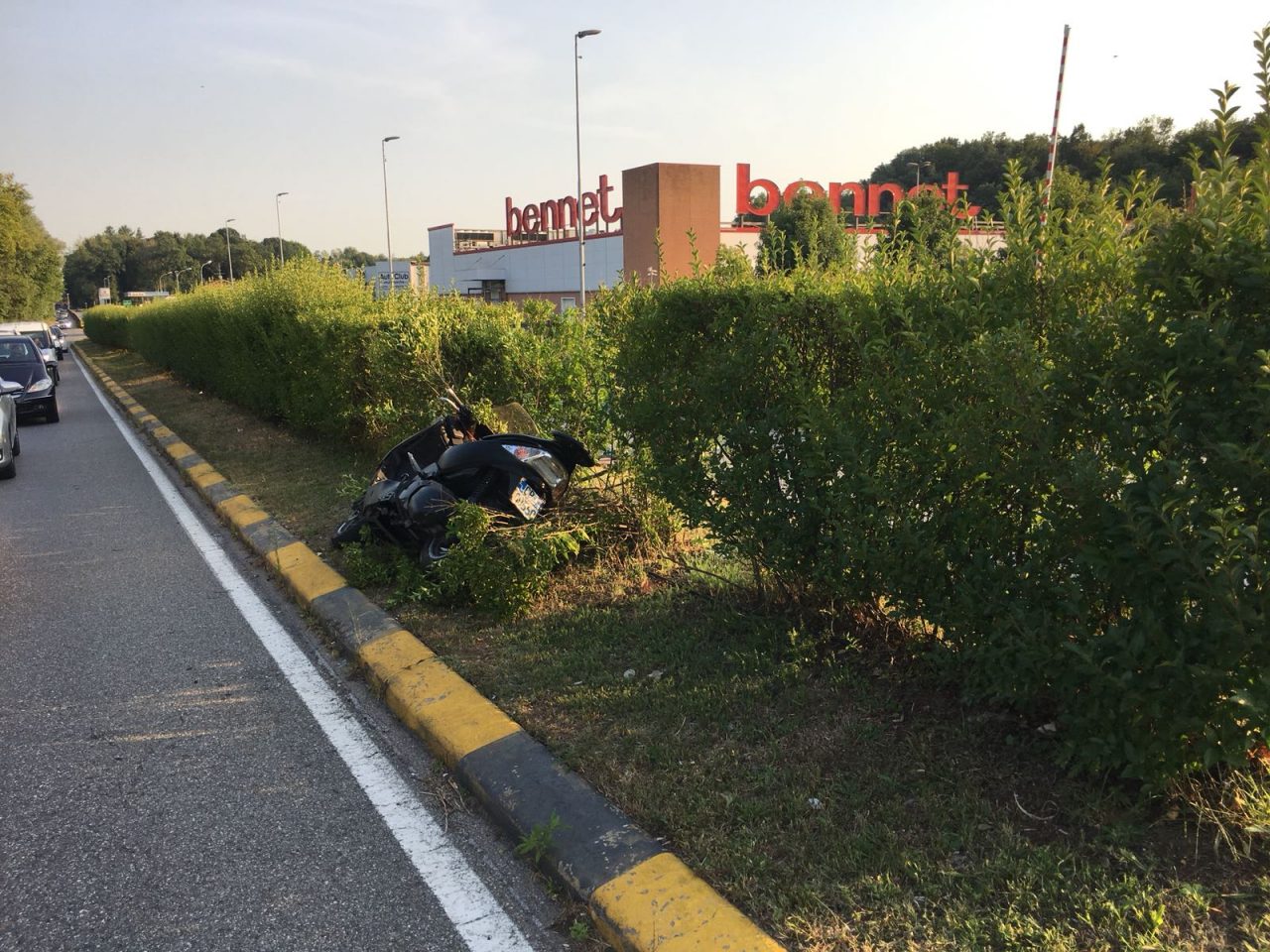 Incidente a Olgiate grave un motociclista FOTO e VIDEO