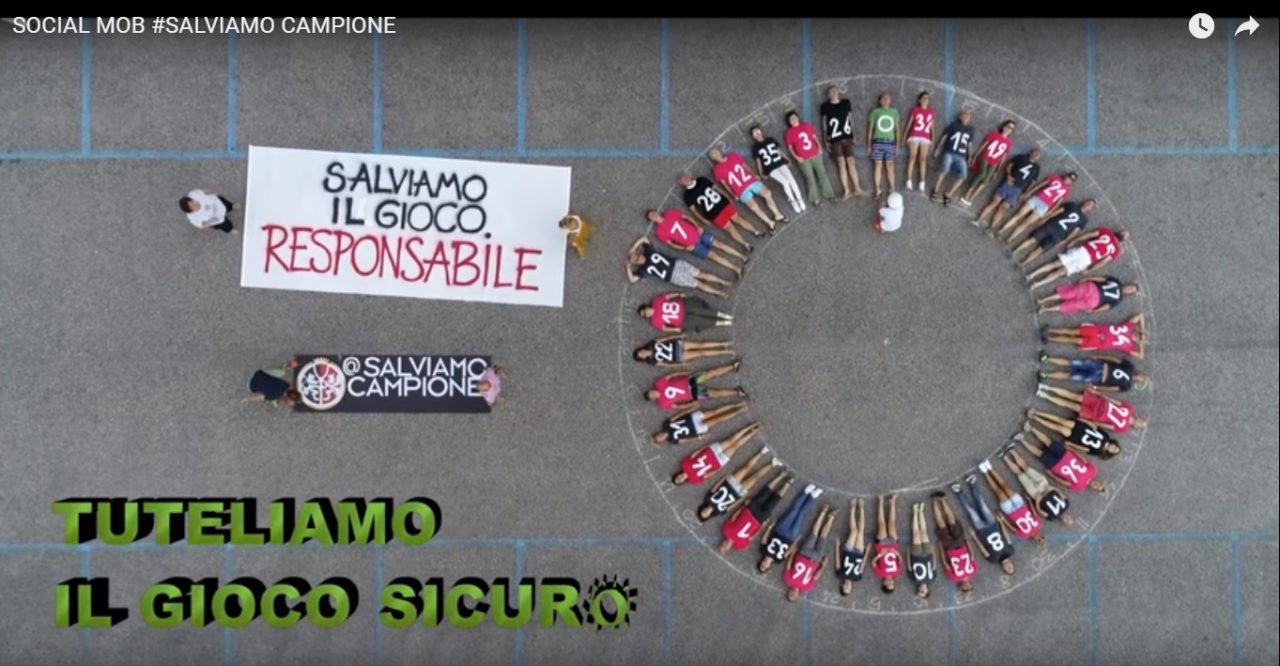 Flash mob dei dipendenti per salvare il Casinò di Campione VIDEO