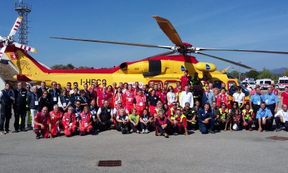 In 400 all'open day dell'elisoccorso e del 118 a Villa Guardia