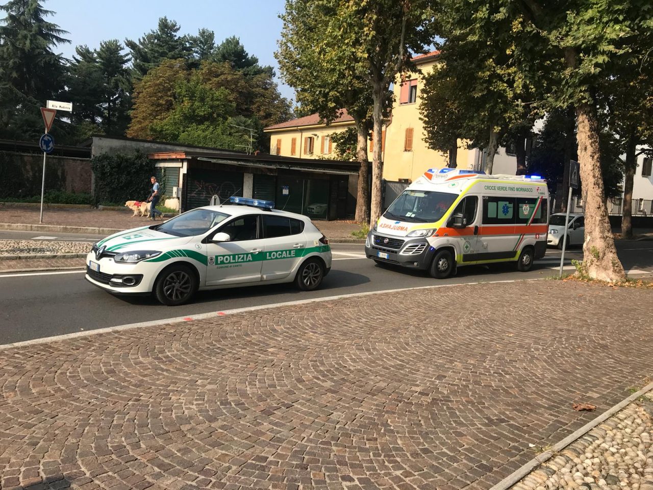 Cantù investito anziano mentre era in bicicletta