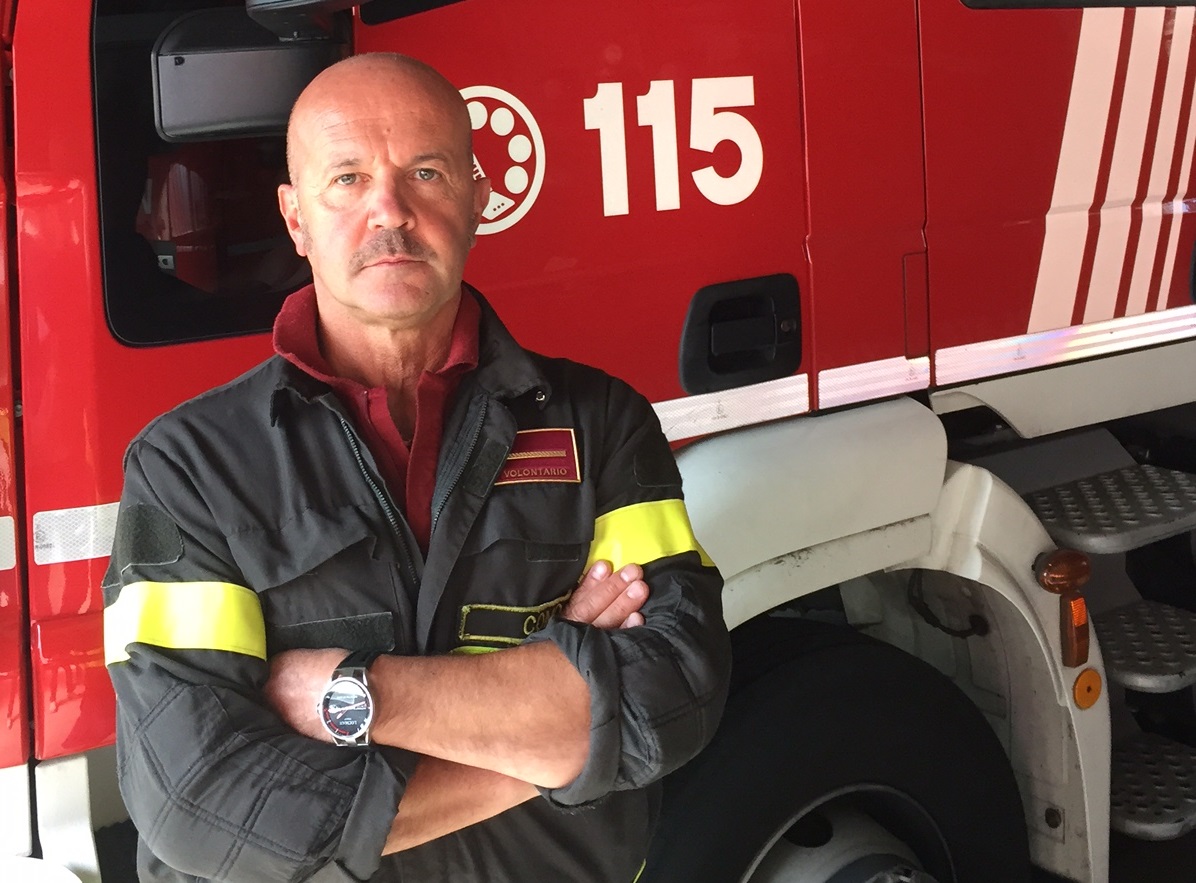 Vigili del fuoco in pensione dopo 40 anni di servizio