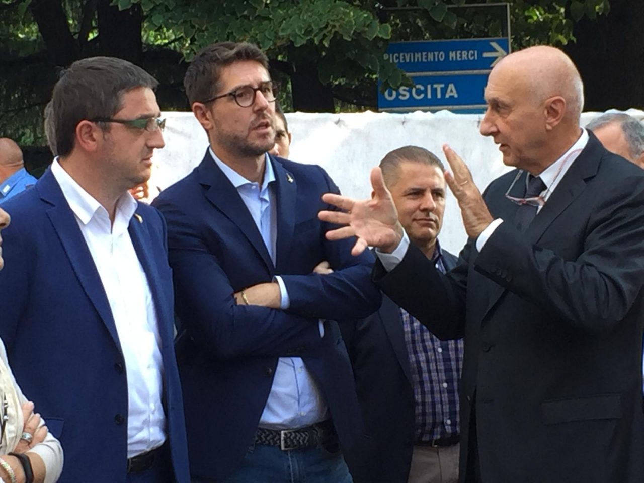 Molteni e Fugatti negli ospedali comaschi: il futuro del padiglione inagibile di Mariano FOTO E VIDEO