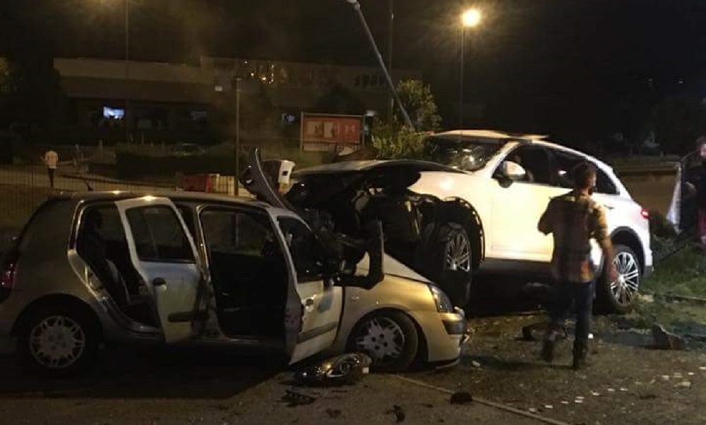 Incidente a Erba in via Prealpi SIRENE DI NOTTE