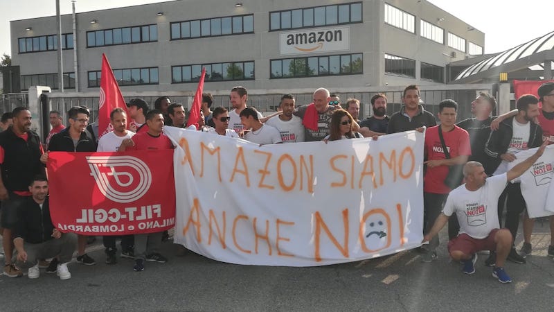 Sciopero drivers Amazon Lombardia: oggi la protesta