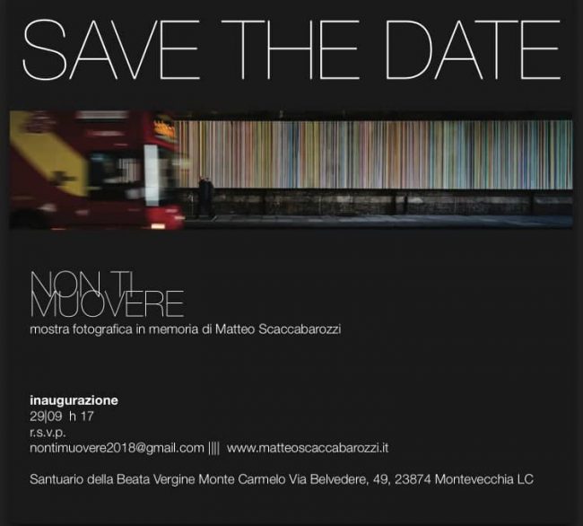 Non ti muovere: la mostra fotografica in ricordo di Matteo Scaccabarozzi