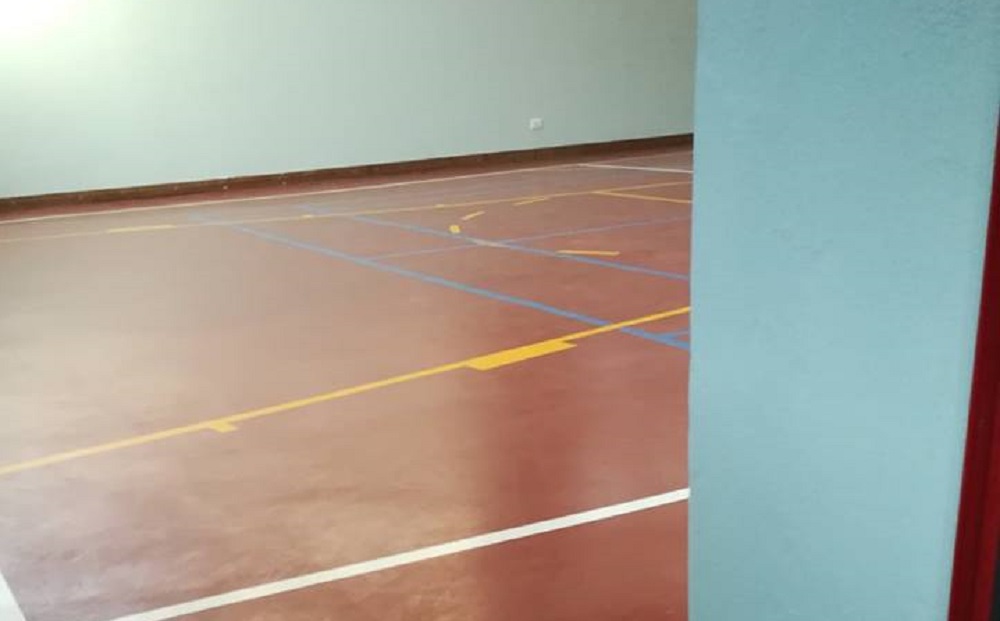 Palestra Grandate: al via i lavori sulla pavimentazione