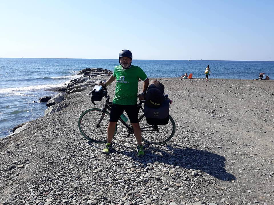 Cantù Marsala in bicicletta: è iniziata l’avventura di un ex imprenditore