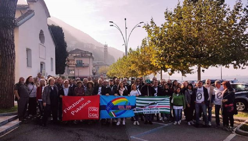 Comune di Campione i dipendenti scioperano