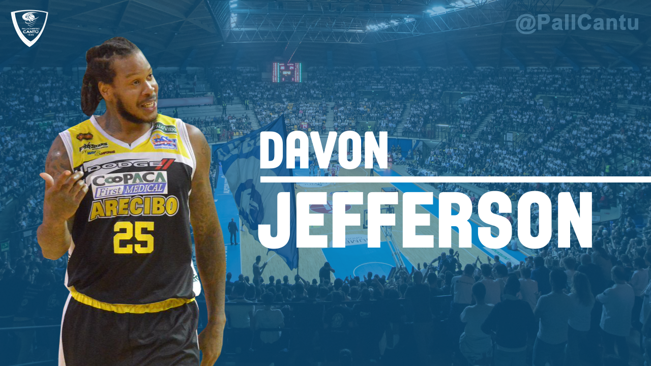Pallacanestro Cantù arriva Davon Jefferson