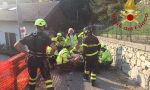 Incidente moto ad Asso in codice rosso FOTO