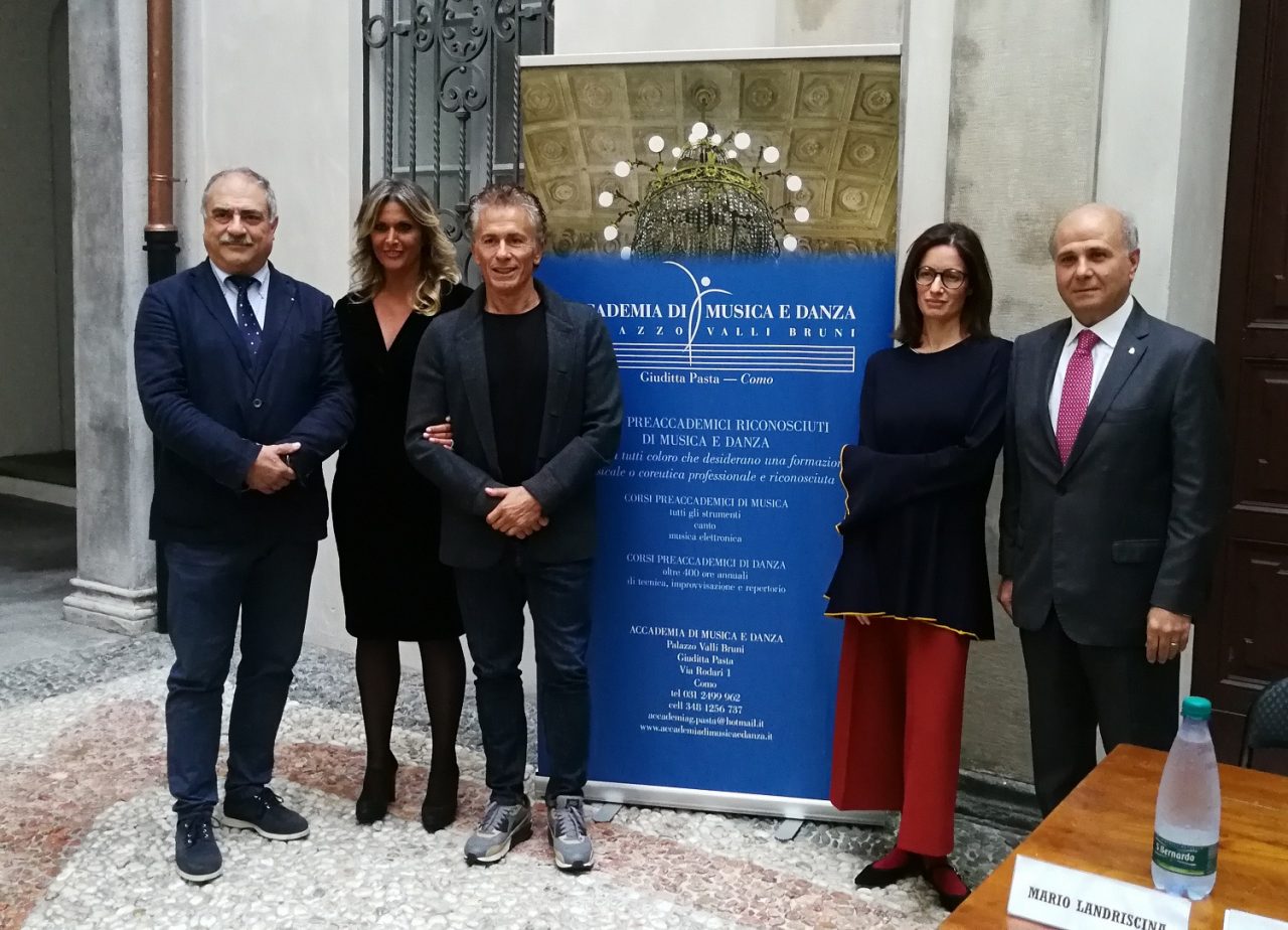 Raffaele Paganini a Como per la nuova Accademia di musica e danza