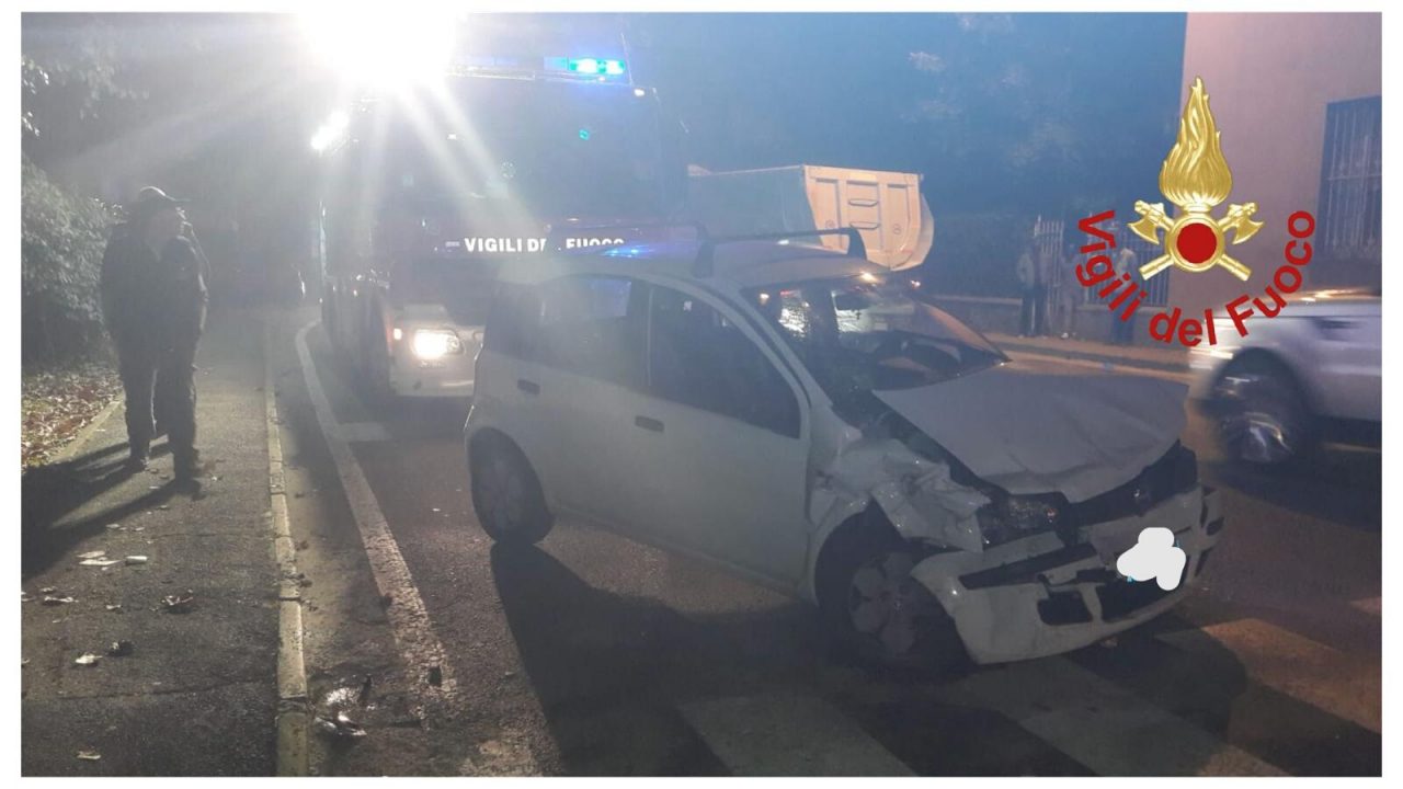 Incidente tra auto e mezzo pesante a Trecallo