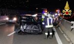 Doppio incidente sull'autostrada A9: coinvolti dei giovanissimi FOTO e SIRENE DI NOTTE