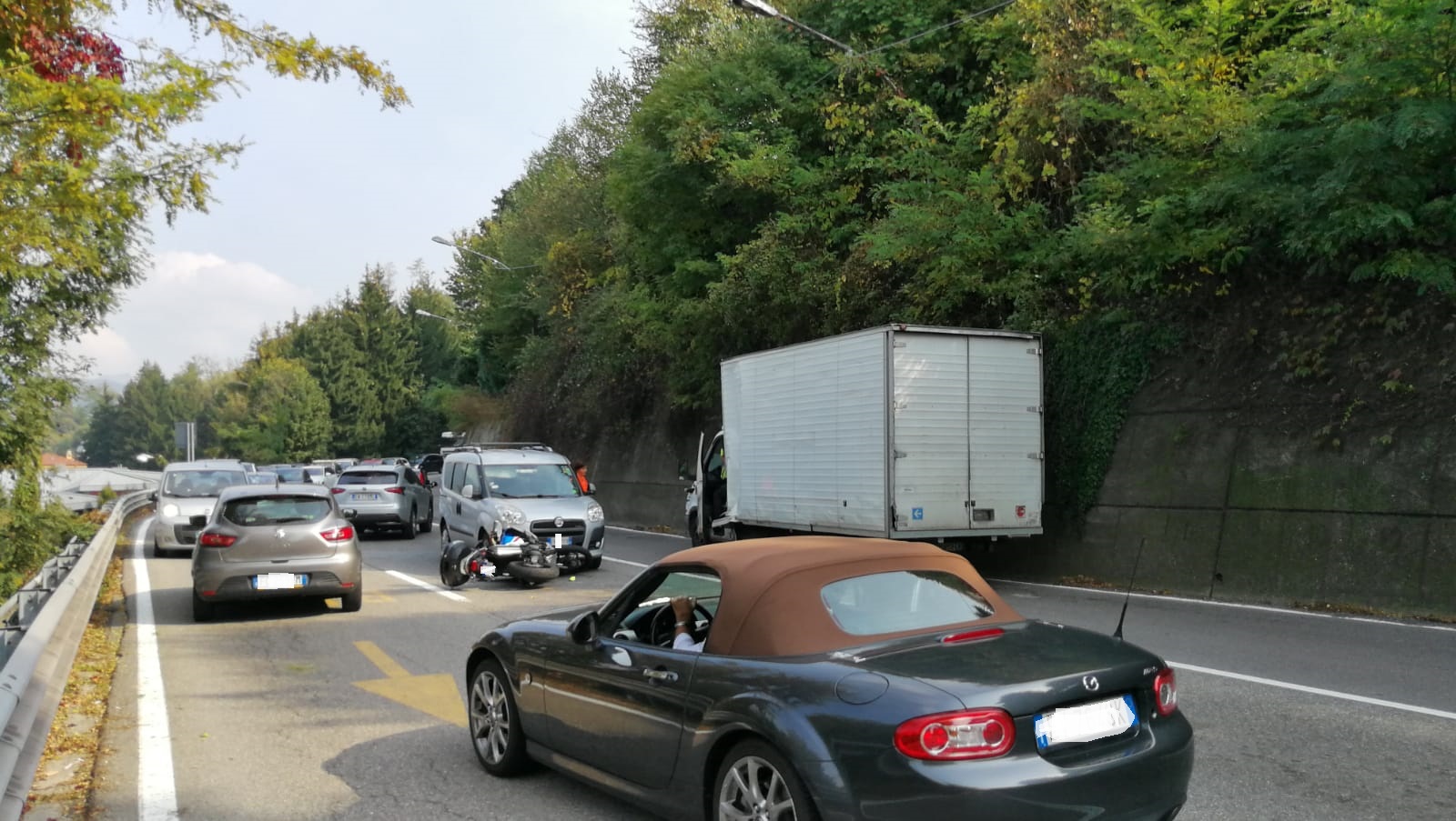 incidente oltrecolle