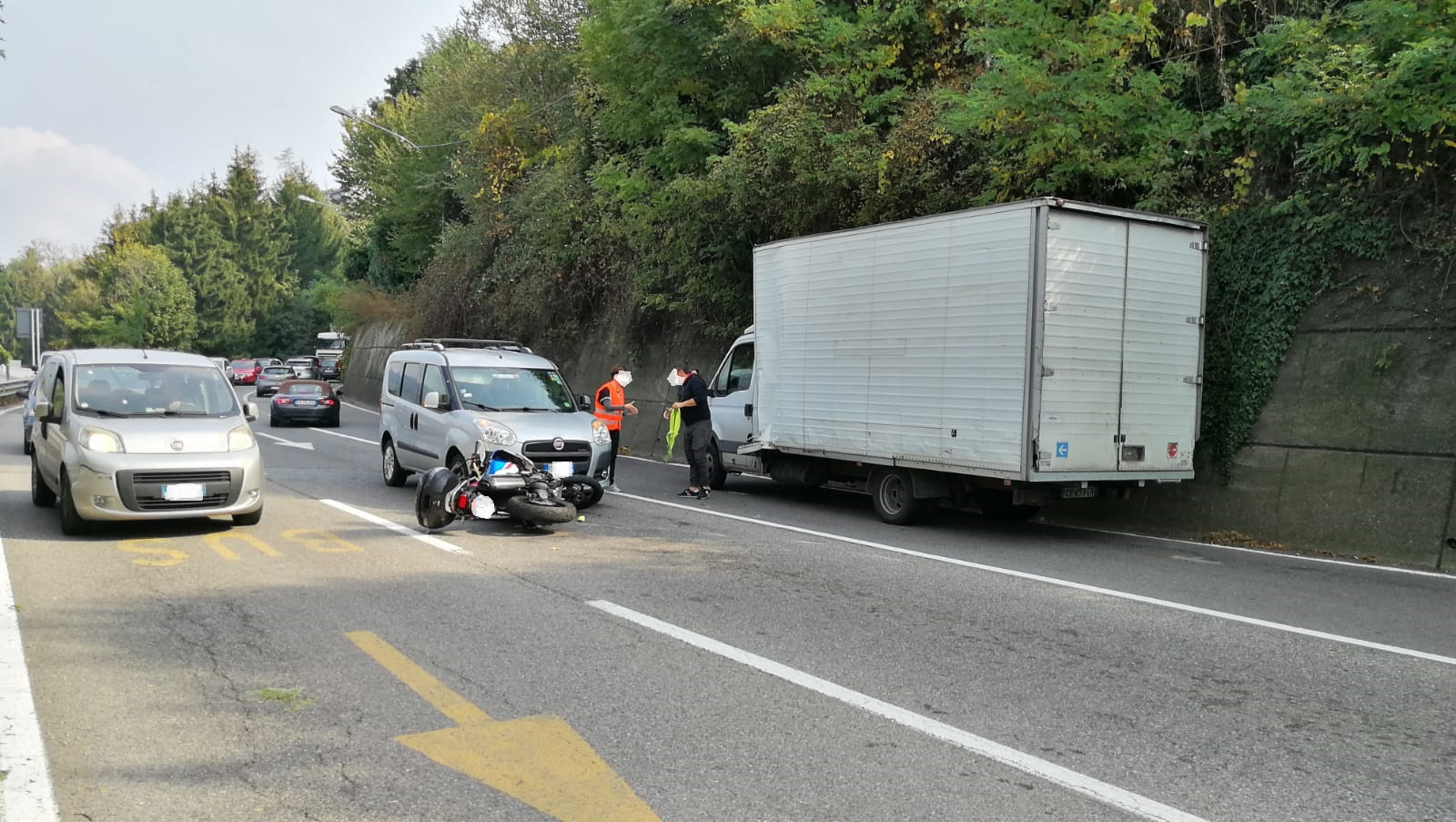 incidente oltrecolle