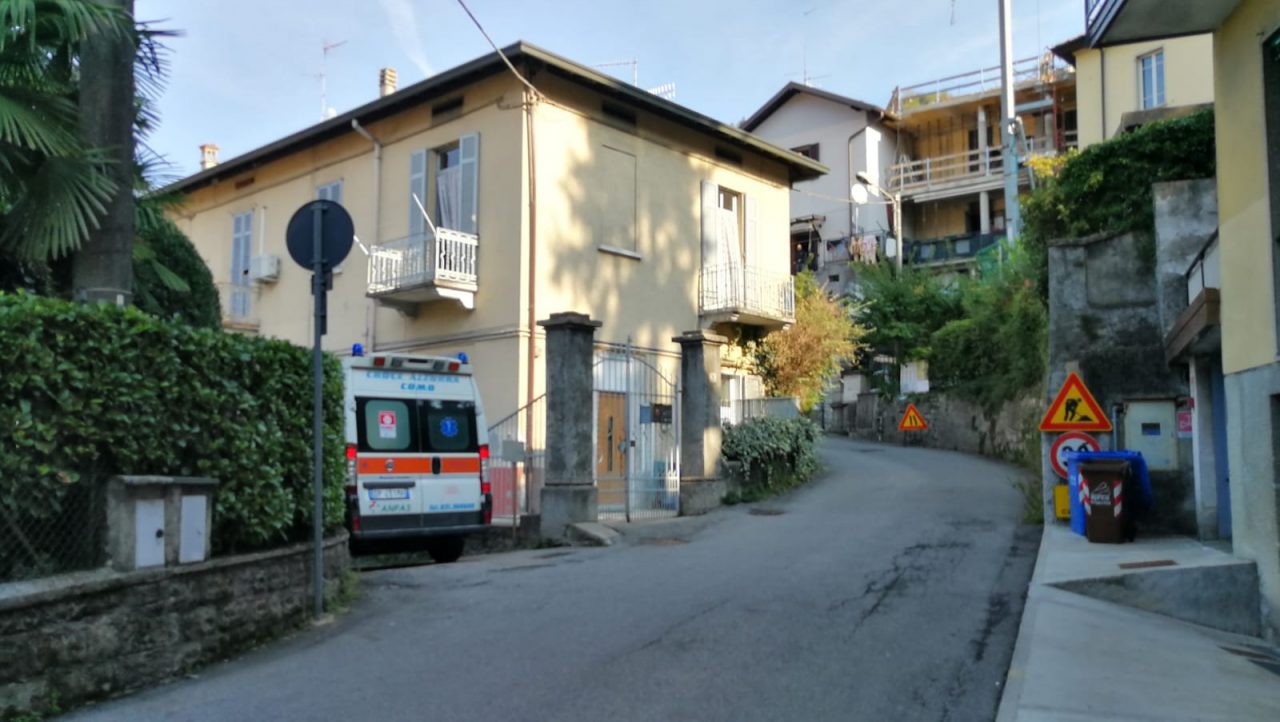 Incendio a Como: prende fuoco una lavatrice FOTO