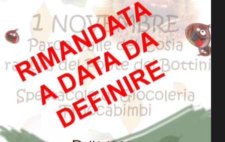 Maltempo, rimandata la tradizionale castagnata di Tavernerio