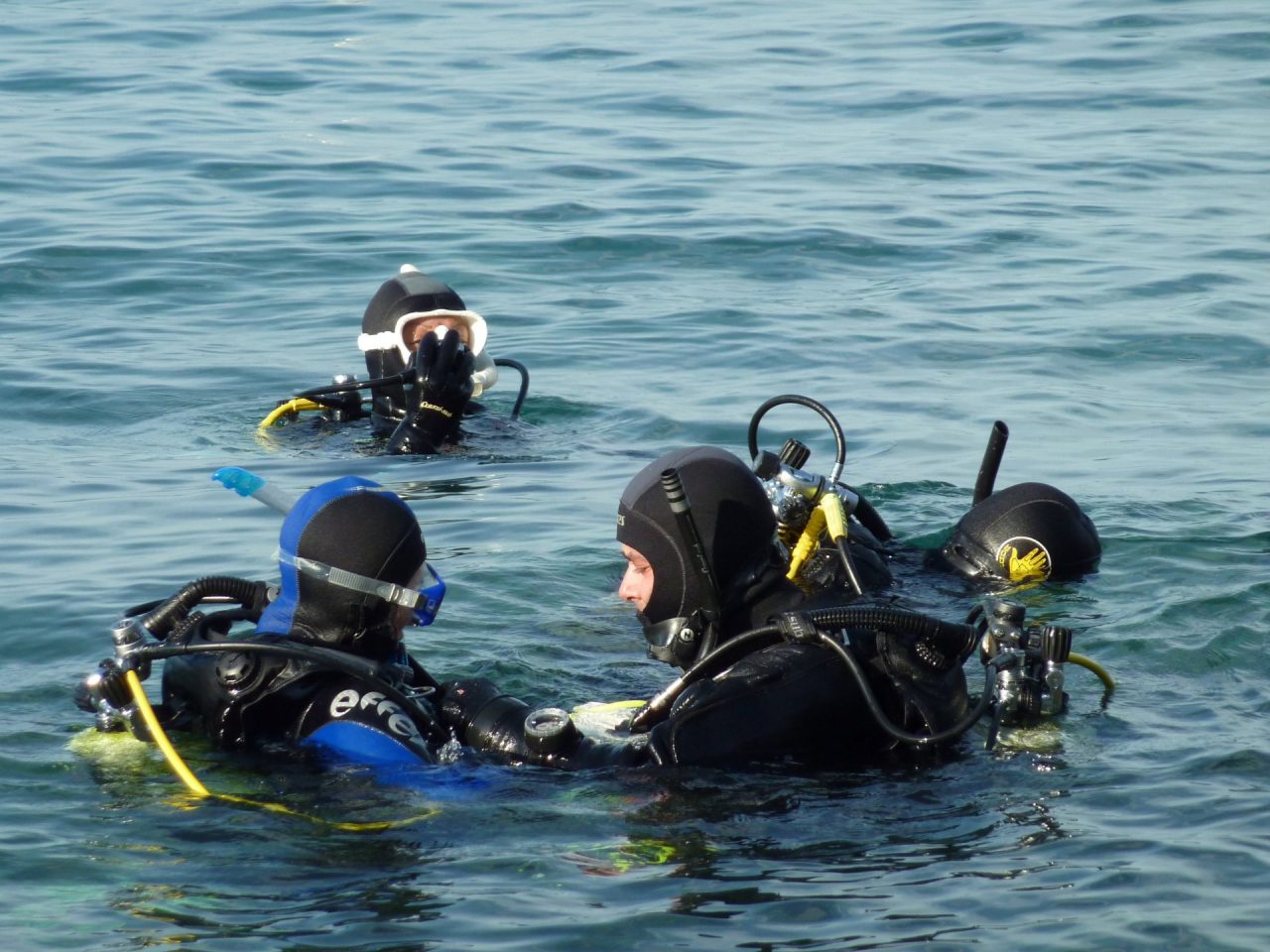 I sub puliscono il lago: “Vi mostreremo cosa c’è sotto la superficie”