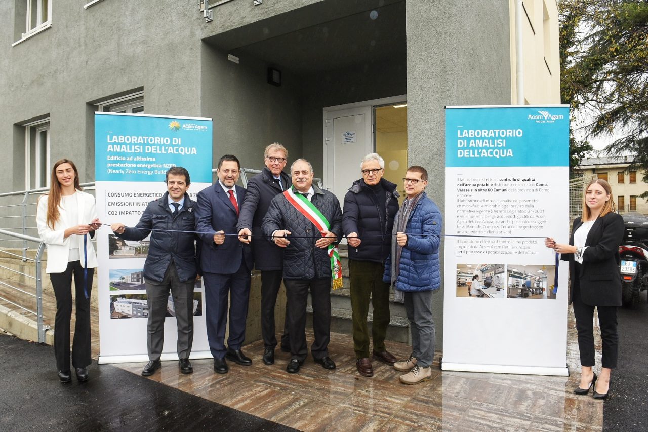 Acsm Agam inaugura la nuova sede del laboratorio analisi idriche