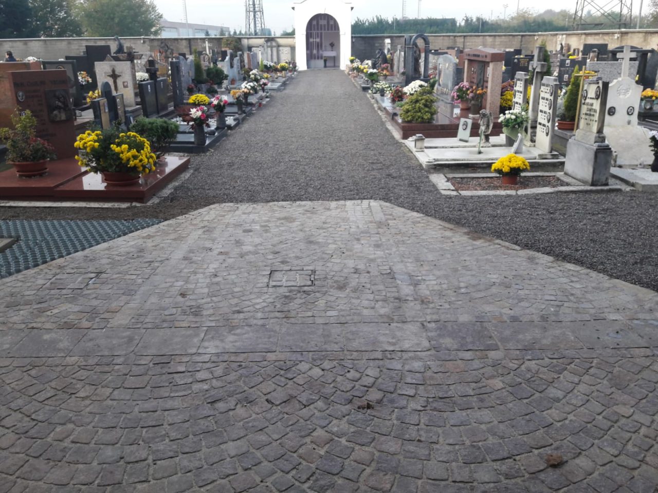 Il cimitero di Perticato diventa a misura di disabile FOTO