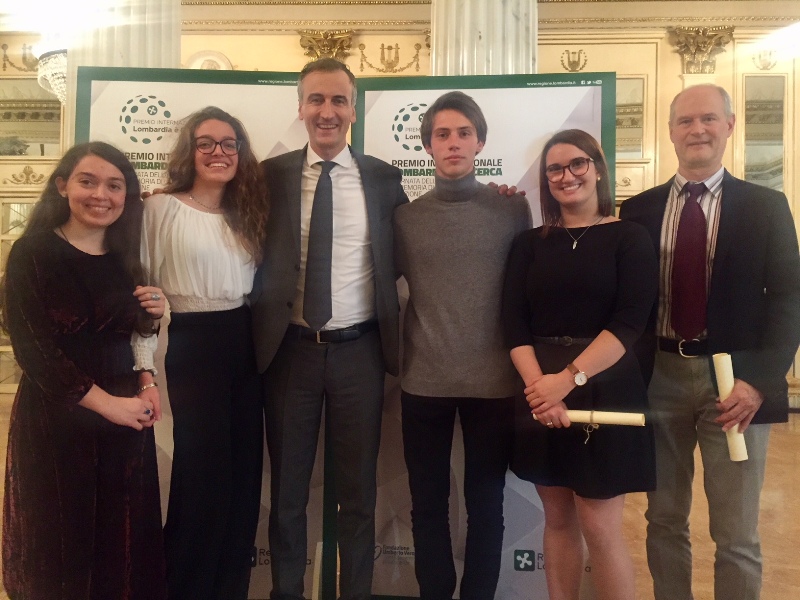 Assegnato il premio “Lombardia è ricerca” in trionfo anche il Liceo Galilei di Erba