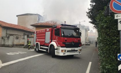 Carrozzeria Cantù in fiamme FOTO e VIDEO