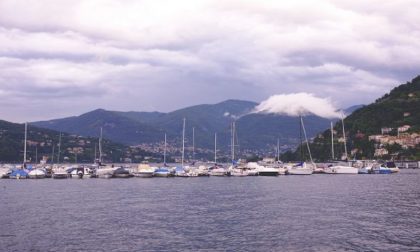 Lago alto a Como: c'è il rischio esondazione