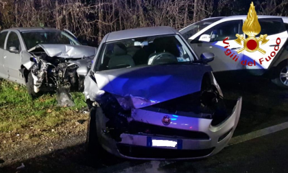 Incidente a Cucciago, coinvolte tre auto
