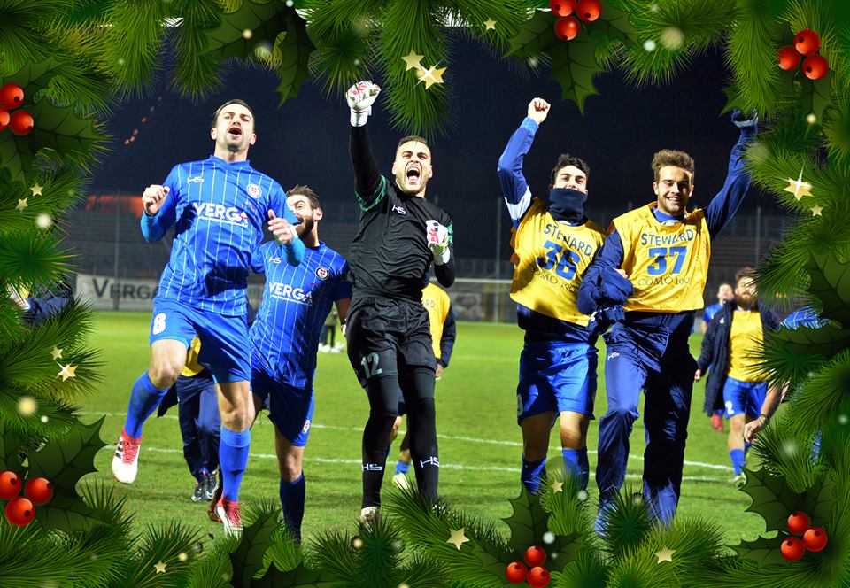 Como Calcio Mantova campione d’inverno, azzurri subito dietro