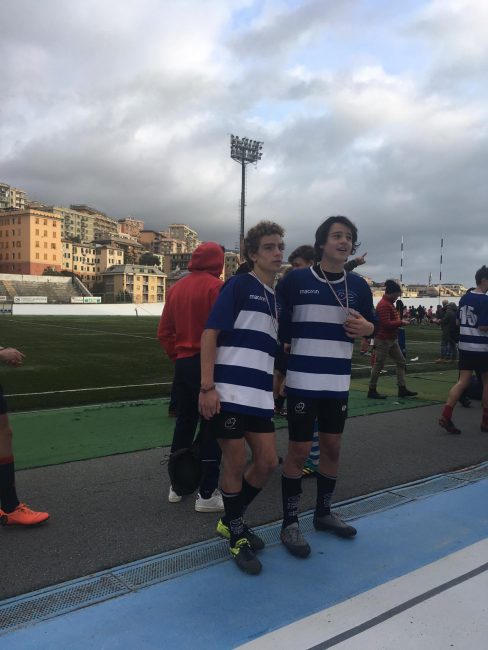 Rugby Como Mattei e Tironi con la LOmbardia U14