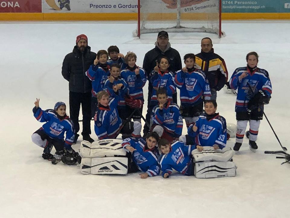 Hocket Como Under10 protagonisti a Bellinzona