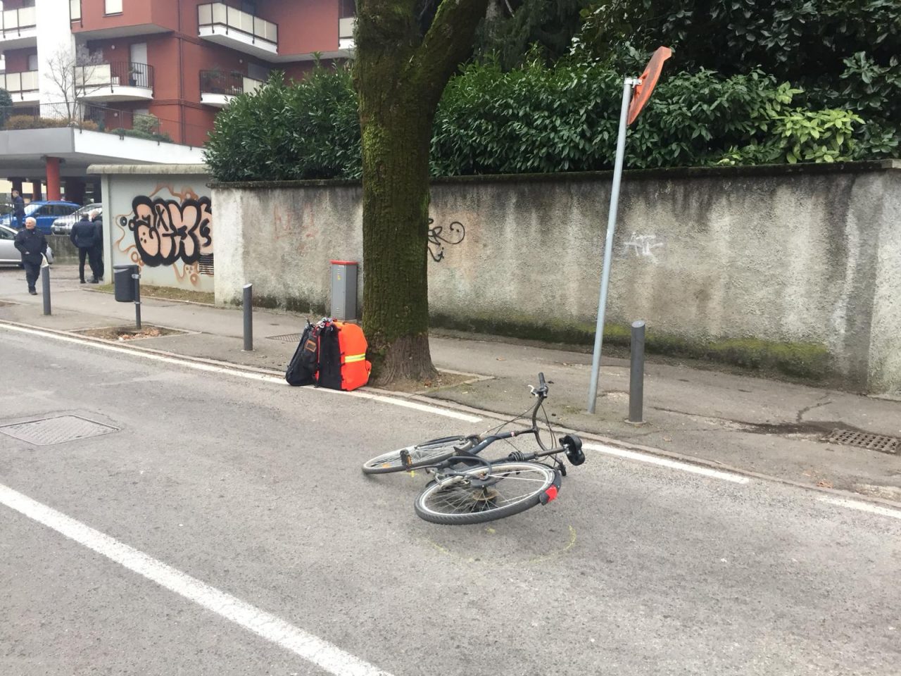 Investito ciclista a Mariano. Chiusa via XX Settembre FOTO