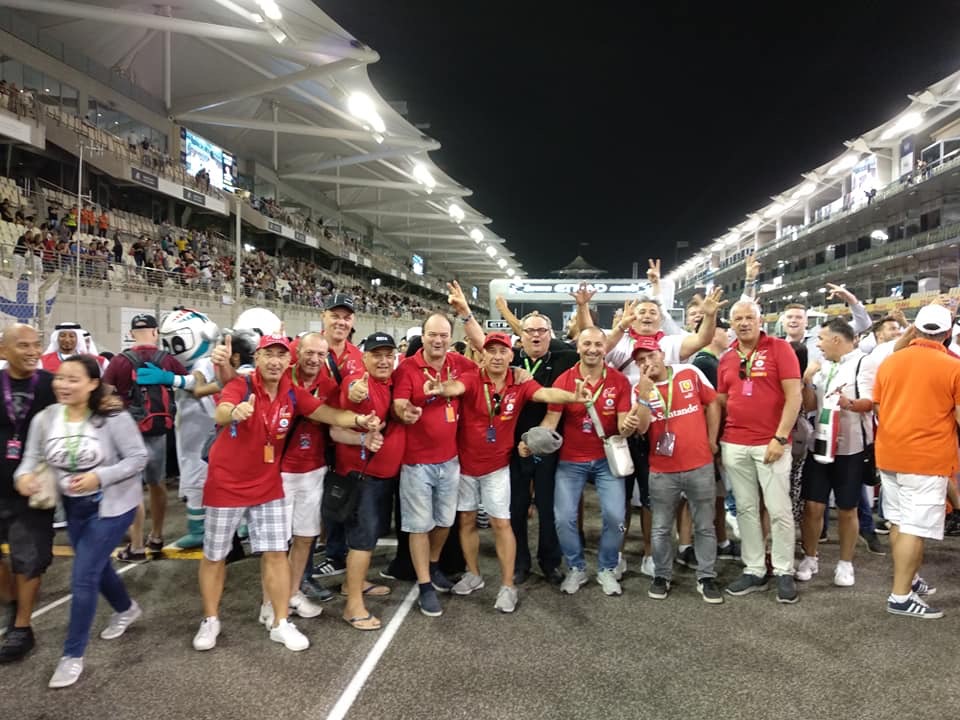 Gran premio Abu Dhabi: il gruppo marianese in pista sotto al podio