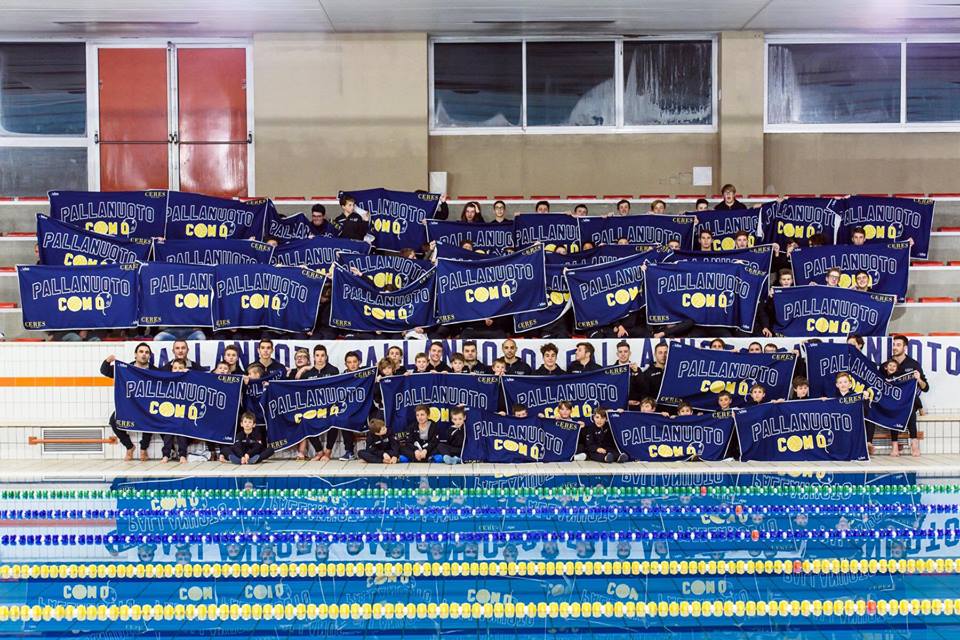 Pallanuoto maschile Como esordio ufficiale nel campionato cadetto il 12 gennaio