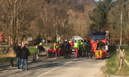 Incidente a Canzo si ribalta un motocarro FOTO