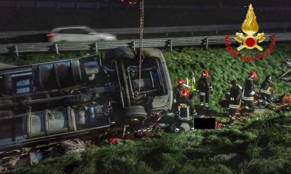 Incidente sulla A4 all’alba, muore camionista di 55 anni FOTO