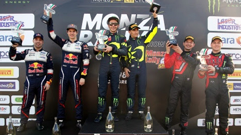 Il settimo sigillo di Valentino Rossi al Monza Rally Show
